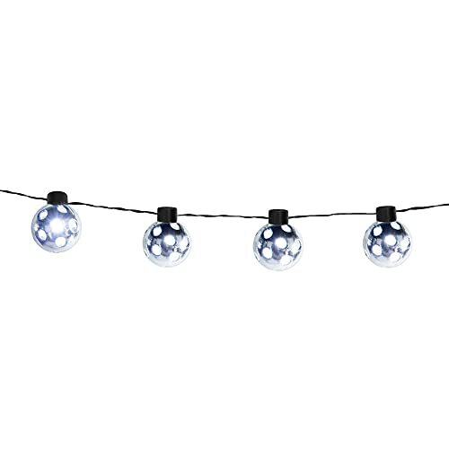 Boland - Led-lichtketting discobol, lengte 140 cm, ledverlichting, verlichting voor oudejaarsavond of feestjes