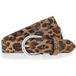 MUSTANG Ledergürtel "Lauren" (1-St) mit Animal-Print, 2,5 cm breit, Made in Metzingen