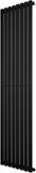 MonsterShop Ovale design radiator - 1 kolom - 1800x480 mm - zwart