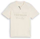 TOM TAILOR Shirt brokaat / wit