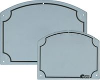 VPlast Schrijfbord – 11 x 13 cm – Stal Accessoires – Paardenstal – Op te hangen – Minimalistisch – Weersbestendig – Kunststof