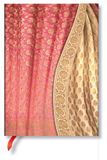 Paperblanks Sunahara Notitieboek Midi Lijn Genaaid Gebonden Hardcover Magneetsluiting Goud Roze 13 x 18 cm