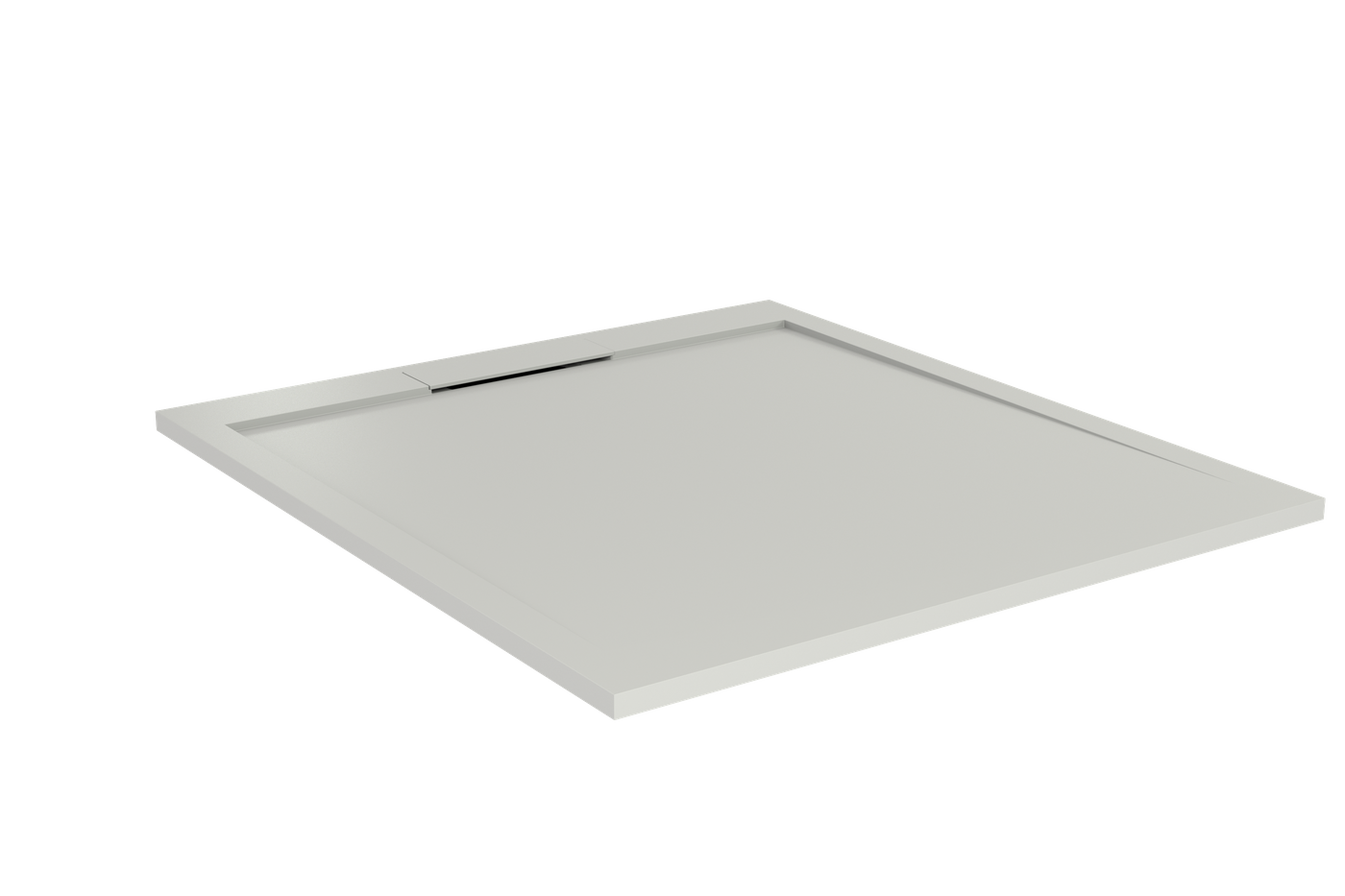 Balmani Andes douchebak 110x80cm solid surface mat wit