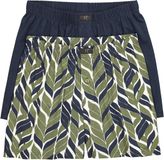 JP 1880 - Heren - Boxershorts loungewear OEKO-TEX set van 2 onderbroek tot 8XL - Vijvergroen - Maat 5XL