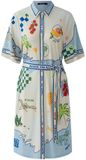 Miss Lagotte Dames Jurk Creme Maat 38