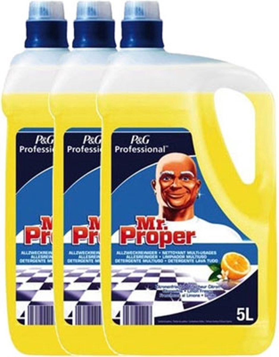 Mr-Proper Allesreiniger Citroen - 3 x 5L - Voordeelverpakking