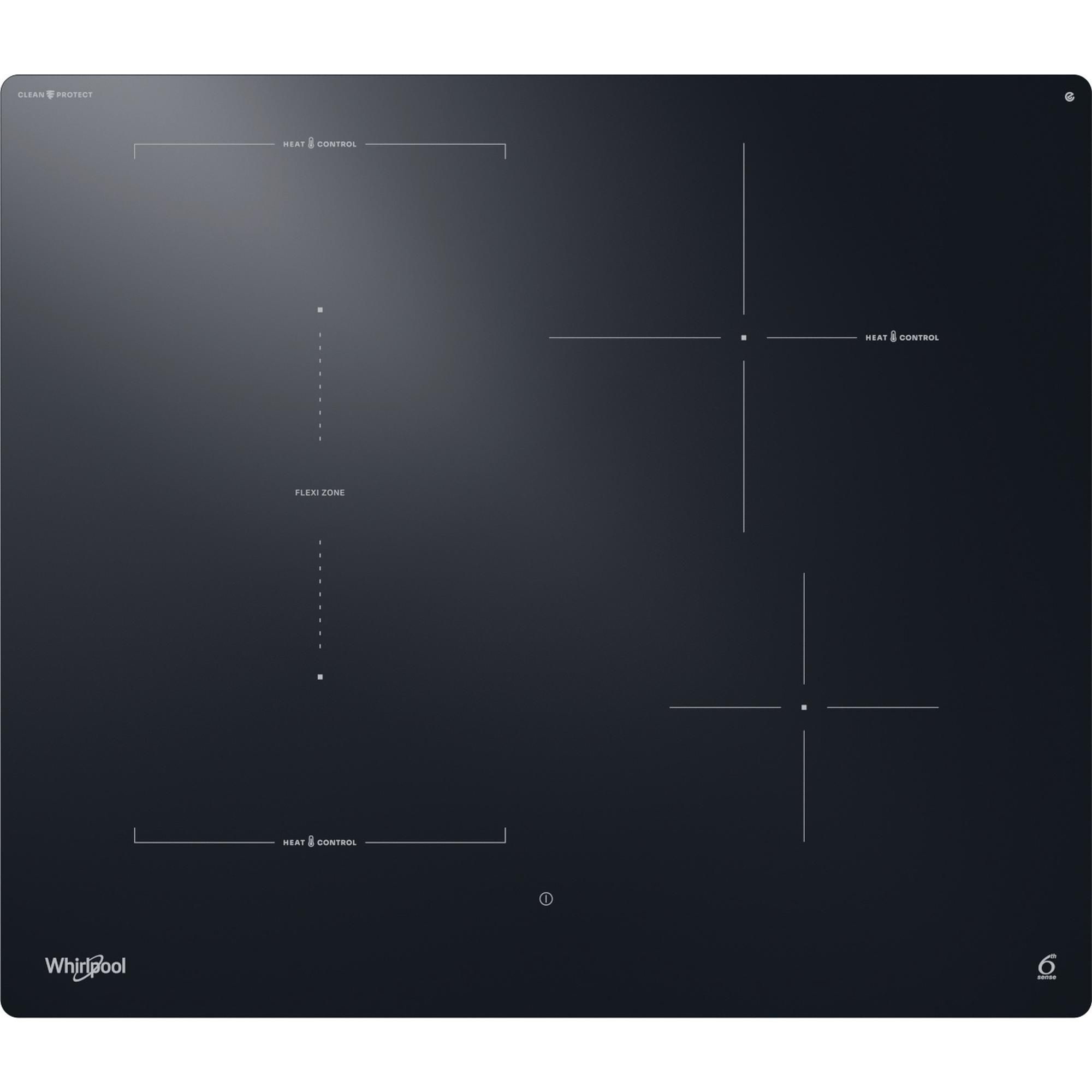Whirlpool WTX6014DCF - Black Built-in Induction Cooktop with 4 Zones