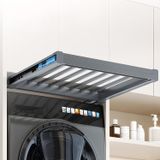 OEM Uittrekbare wasdroger, 65 cm, met zachte sluiting, 30 kg draagvermogen, grijs