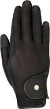 HKM Unisex Summer Style Rijhandschoenen, Zwart, L