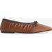 ARKET Zahira Ballerines en satin Marron Taille : 38