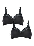 Sloggi Bralette Romance Zwart 2-Pack