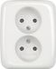 Busch-Jaeger ABB Busch-Jaeger Reflex SI Wandcontactdoos Wit