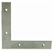 GB GB rechte raamhoek 100x18x1.5 verzinkt | 100 stuks - 17233100