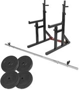 Gorilla Sports Multi Squat Rack 40 kg Set van 2 max. belastbaar 260 kg