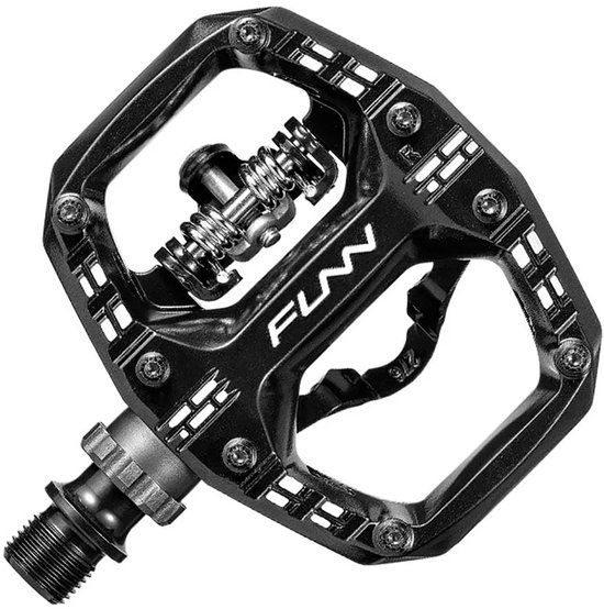 Funn Clast SPD Klikpedalen Zwart Aluminium