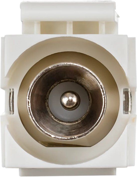 ION industries aansluitdoos COAX (14.100.009) - Wit - Mat - Europees verloop