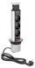 GTV AE-BPW3U60-80: Prise encastrable pour bureau, 60mm, 3 prises (argent)