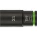 Wera 8790 B Impaktor douilles, 3/8 pouce, 21 x 63 mm