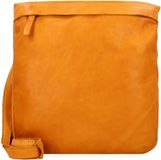 HAROLD'S Leren Schoudertas Submarine Shopper Zip Black Zwart