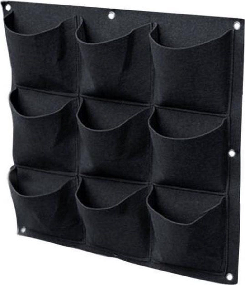 QUVIO Verticale tuin met 9 vakjes - 50 x 50 cm