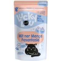 Lucky Lou Lucky Lou nat kattenvoer Adult Gevogelte en fazant 32x125 g