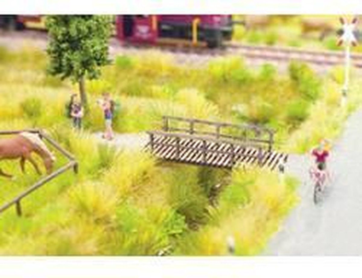 NOCH Laser-Cut minis® 14222 H0 Laser-Cut minis kleine brug Lasercut bouwpakket