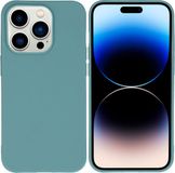 iMoshion Color Backcover iPhone 14 Pro - Donkergroen - Siliconen Hoesje