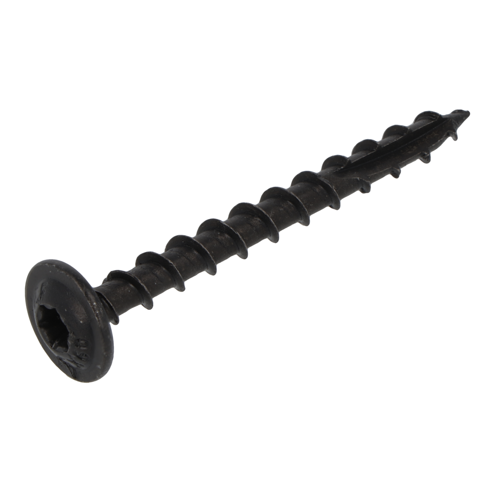 Blackline Houtbouwschroef HCP Zwart Tellerkop Torx TX30 6.0X100/60 | 10 stuks