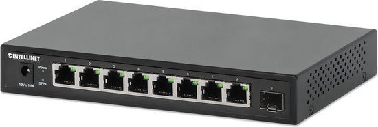 Intellinet 562096 Netwerkswitch Unmanaged 2.5G Ethernet Zwart