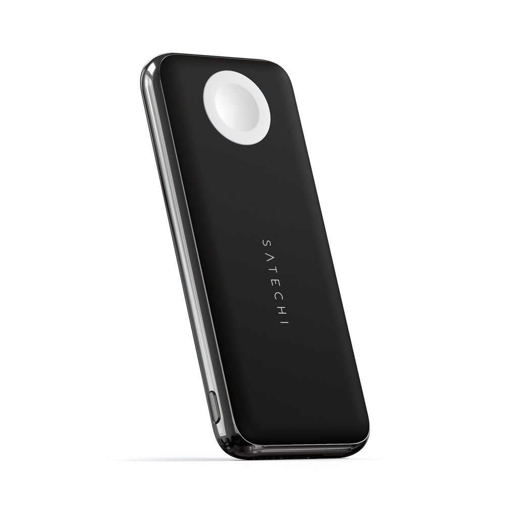 Satechi Quatro Powerbank - 10000 mAh - Zwart/Zilver