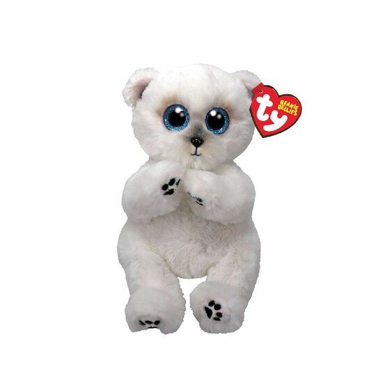 TY Beanie Babies Bellies Wuzzy Knuffelbeer - 15 cm