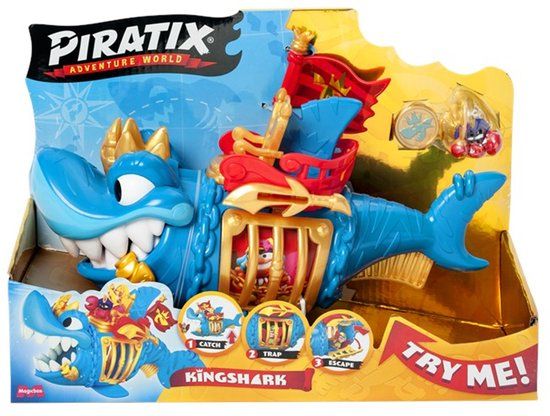 Magic Box Toys Piratex Koningshaai Figuur Veelkleurig Kinderen