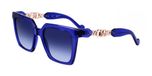 Liu Jo LJ779S INDIGO/SMOKE SHADED 53/19/140 Lunettes de soleil unisexes