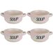 Cosy & Trendy Soepkom van Aardewerk - 12 stuks - Crème Wit - Ø 13,5 cm - 470 ml