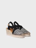 Toni Pons Espadrilles compensées mi-hautes en tissu multicolore avec finition brillante | TERRA-CL