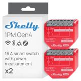 Shelly 1PM Gen4 2er Pack relais