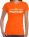 Shoppartners Bv Oranje Wijntje en kroon shirt femme - Oranje Koningsdag kleding XXL