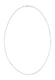 Faina Ketting Zilver 60 cm