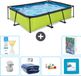 EXIT Toys EXIT Rechthoekig Lime Frame Zwembad - 300 x 200 x 65 cm - Inclusief Pomp - Solarzeil