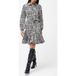 French Connection Robe patineuse imprimé léopard noir multicolore