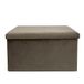 RECHTHOEKIGE KASANOVA Rectangular Chest Brown Glazed 71x40x40 cm