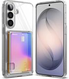 Ringke Fusion Card | Samsung Galaxy S26 Plus Hoesje | Back Cover met Kaarthouder | Transparant
