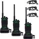 Retevis RT88 Radio bidirectionnelle, talkie-walkie, talkie-walkie haute puissance 2600 mAh, alarme Vox Squelch Scan (noir, pack de 3)