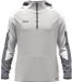 Jako Dynamic Hooded Half Zip Heren Lichtgrijs / Wit / Grijs Maat L