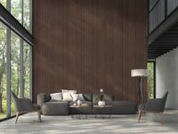 CanDo Green Decowall - Wandpaneel - Walnoot - 260x30cm - 2 stuks