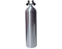 Metalsub S80 2025 Aluminum 207 Bar 2 Outlets V Bouteille de plongée Argent