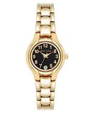 Anne Klein Dames Datum Functie Armband Horloge, Goud/Zwart, Jurk