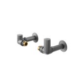 Crosswater MPRO Hoekventiel - ardoise brossée (gunmetal)