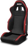 Sparco Auto Sportstoel R100 Zwart/Rood Verstelbaar