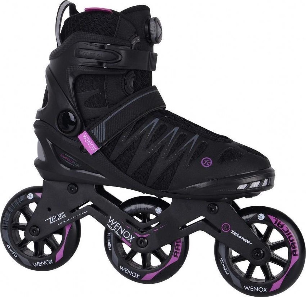 Tempish Inlineskates Dames WENOX TOP 100 Zwart/Roze 39